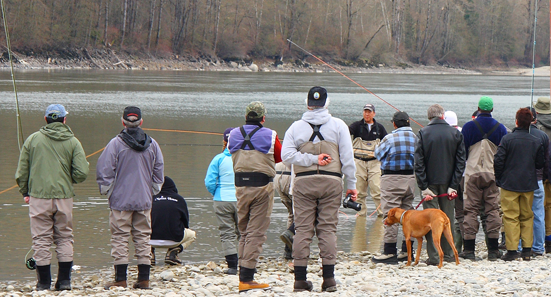 We offer a huge selection of fly fishing courses covering topics such as fly casting, fly tying, entomology and spey casting. Fly fishing classes are taught at both our Surrey and our Vancouver fly shop locations.