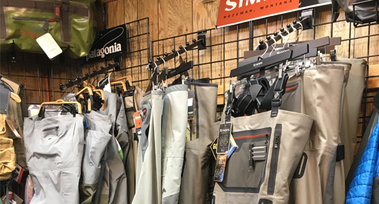With the complete selection of both Simms & Patagonia under one roof, why go anywhere else?