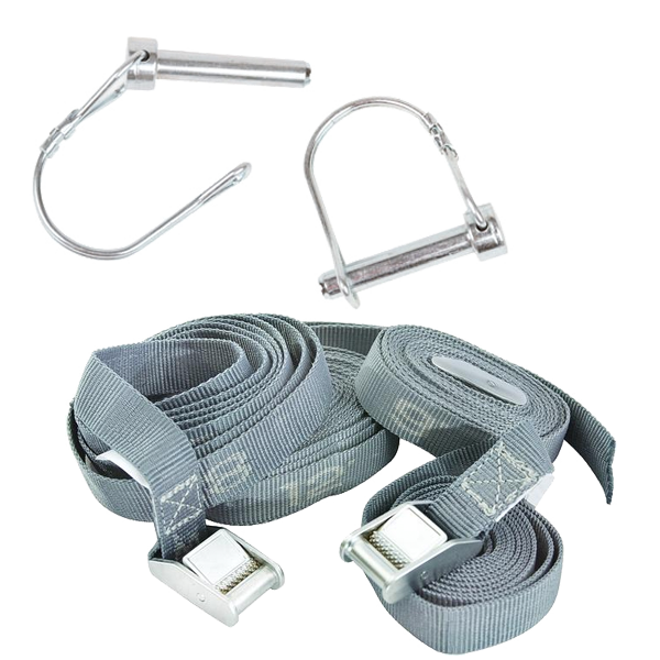 Look to further for fishing pontoon boat and U-boat replacement parts such as spring clips, oars and cam straps.