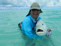 <p>This is a week of flyfishing in Kiritimati, a tiny coral atoll in the middle of the South Pacific Ocean with a incredible series of flats filled with bonefish, GT, other trevally, triggerfish and many other awesome fish. It is a sight fishing mecca! The cost is <strong>$3290.00 (USD)</strong> per angler, which includes lodging (2 per room), food, and guiding. It does not include flights, gratuities, or alcohol.</p>

<p>Each day you will start with an early breakfast, then travel by boat to access endless flats, hiking and fishing with your own personal guide, hunting GT's and bonefish. At the end of the day there will be fresh Sashimi, cold beer, fish stories, and dinner.</p>

<p>If you would like more information or would like to join us on this adventure please call or e-mail Ryan or Dave at the Surrey store (ryan@myflyshop.com)</p>