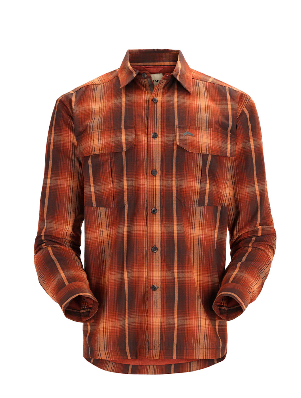 Simms M's Coldweather L/S Shirt - Hickory Clay - XXL