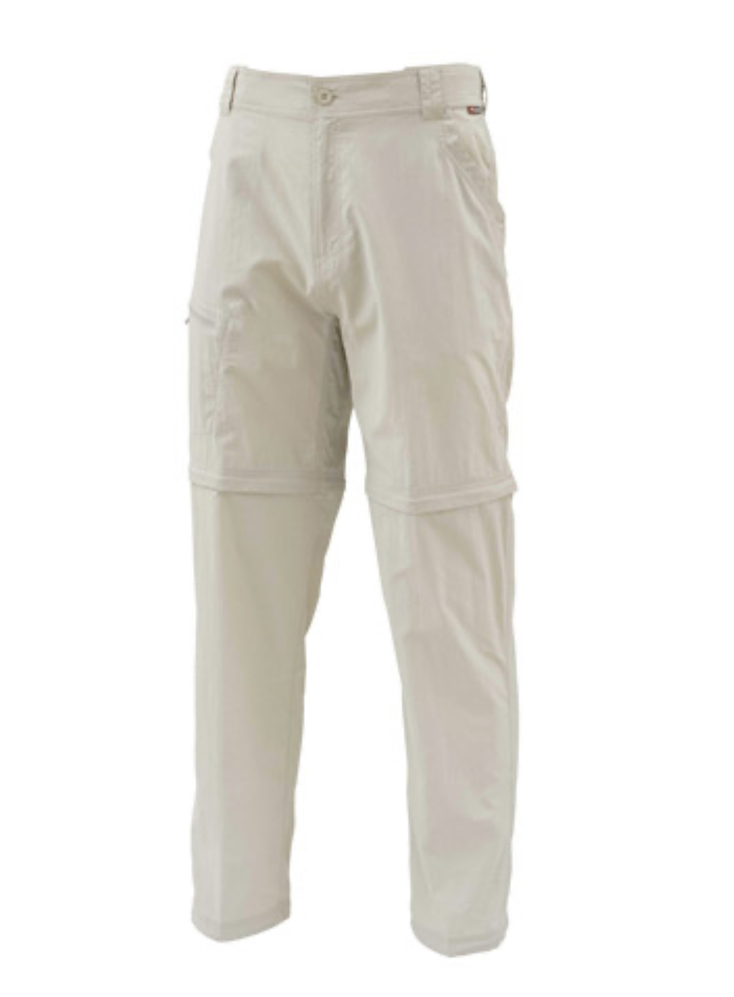 Simms M's Superlight Zip-Off Pants - Oyster - Large (36
