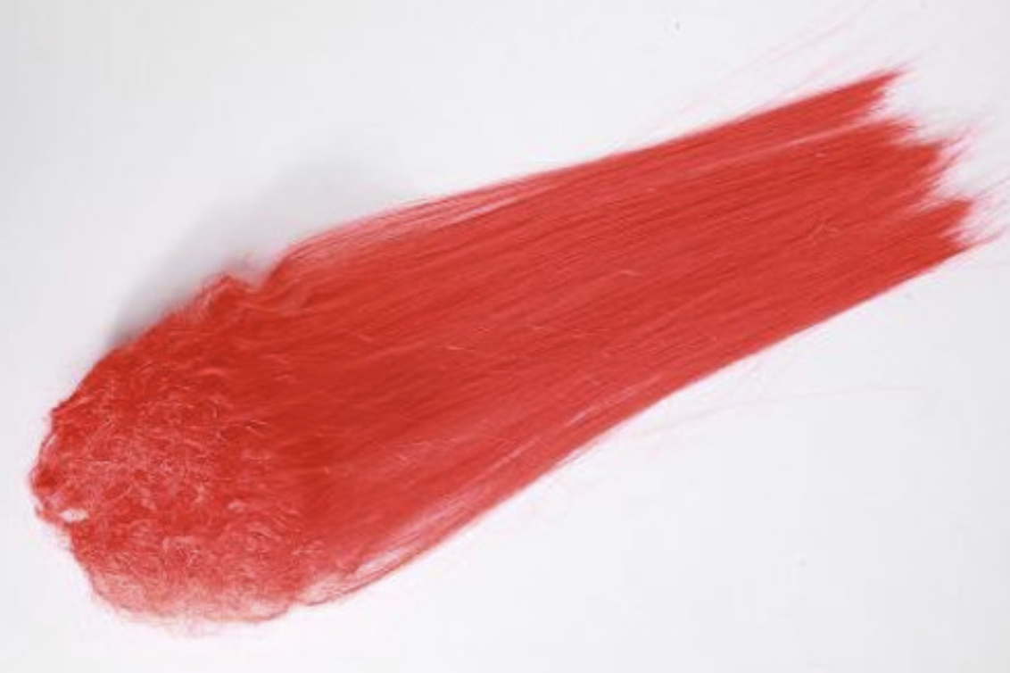 Hedron Big Fly Fiber w/ Curl - Red