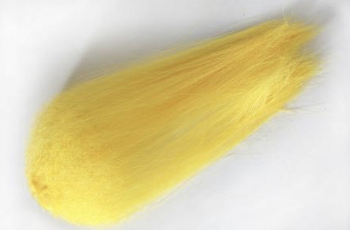 Hedron Big Fly Fiber w/ Curl - Yellow