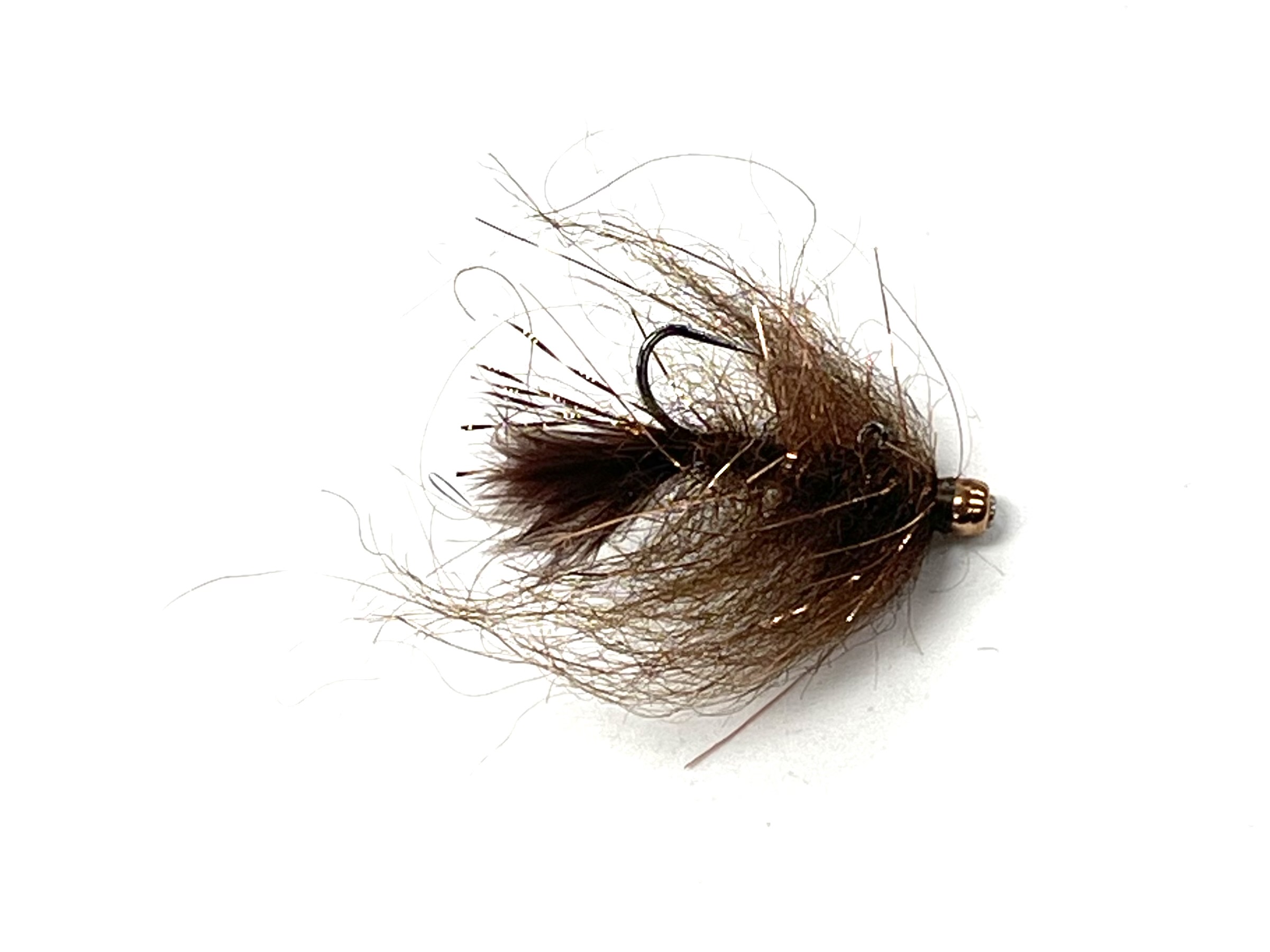Black's Flies Copper Bead Balanced Leech - Brown #14