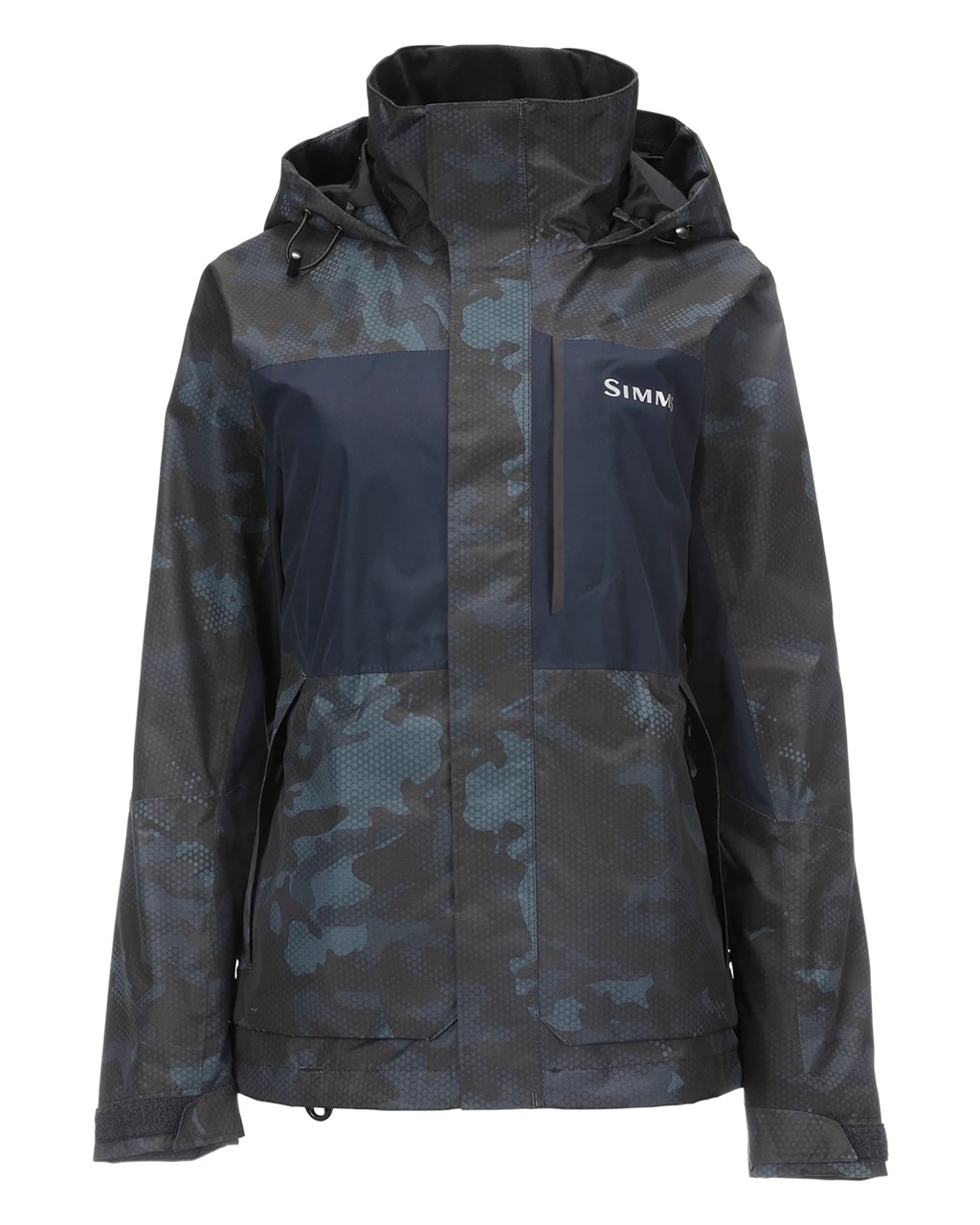 Simms W's Challenger Fishing Jacket - Hex Flo Camo Admiral - Small