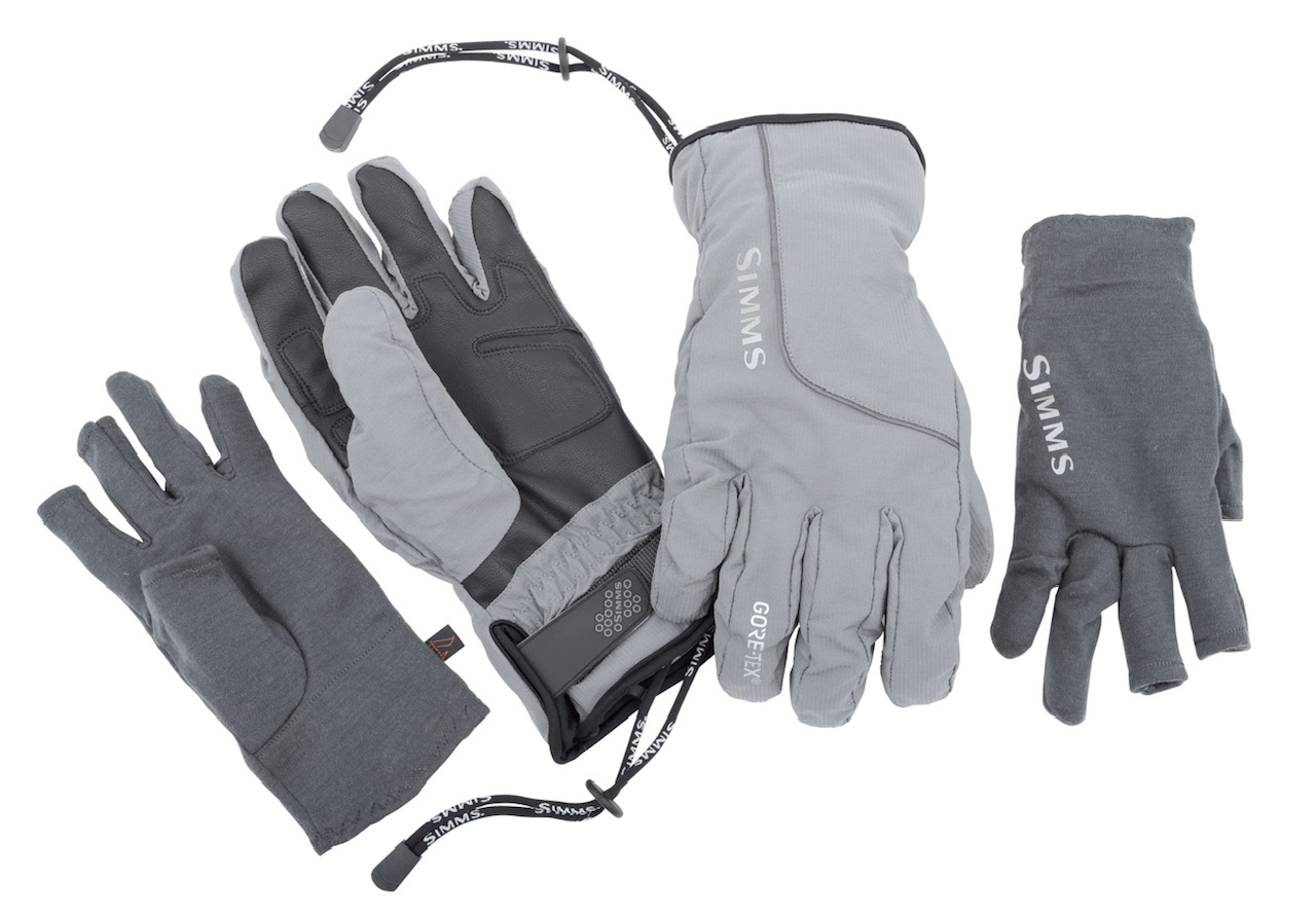 Simms ProDry Glove & Liner - Grey - Small