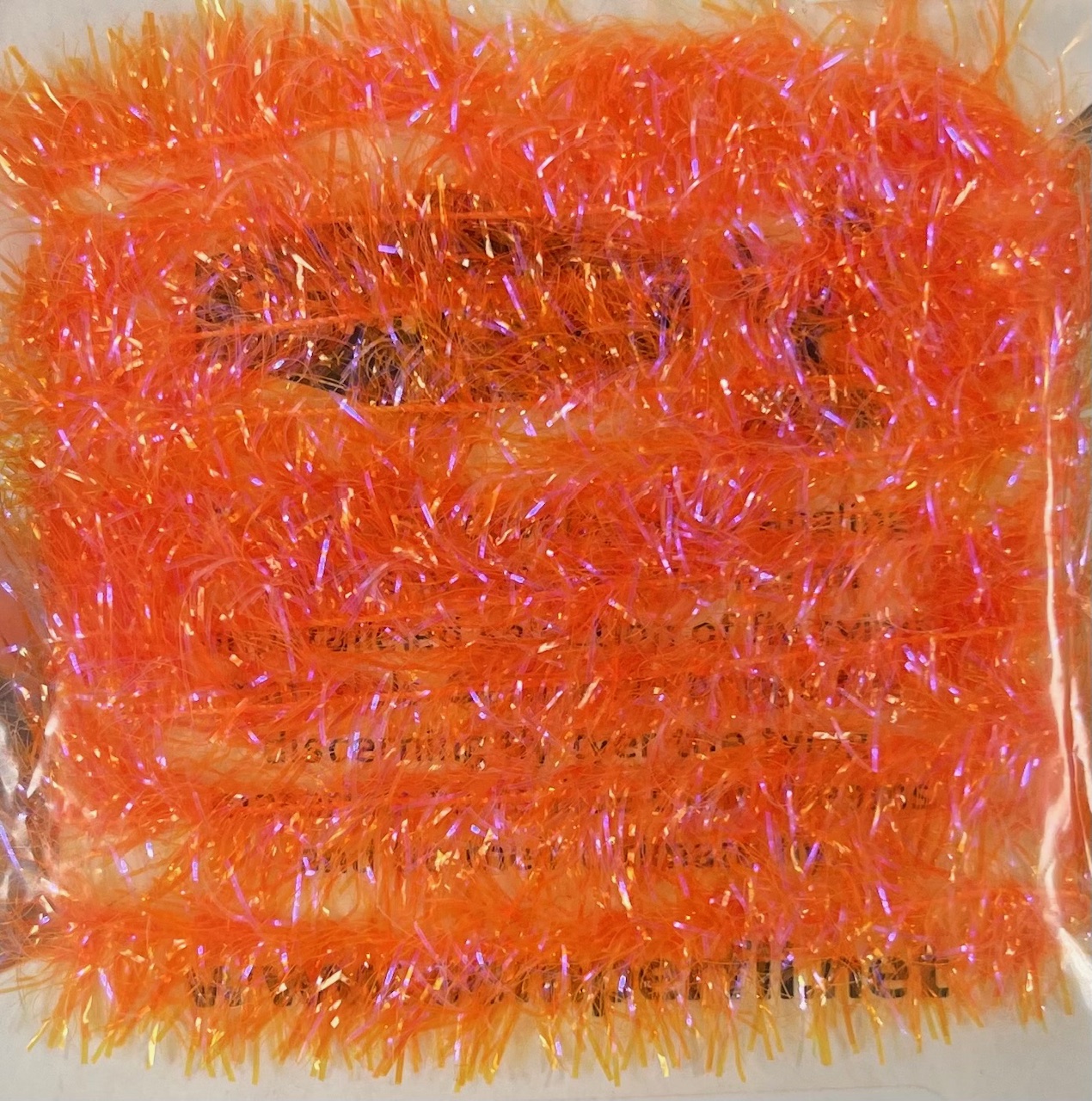 Semperfli 15mm Plush Chenille - Fl. Orange
