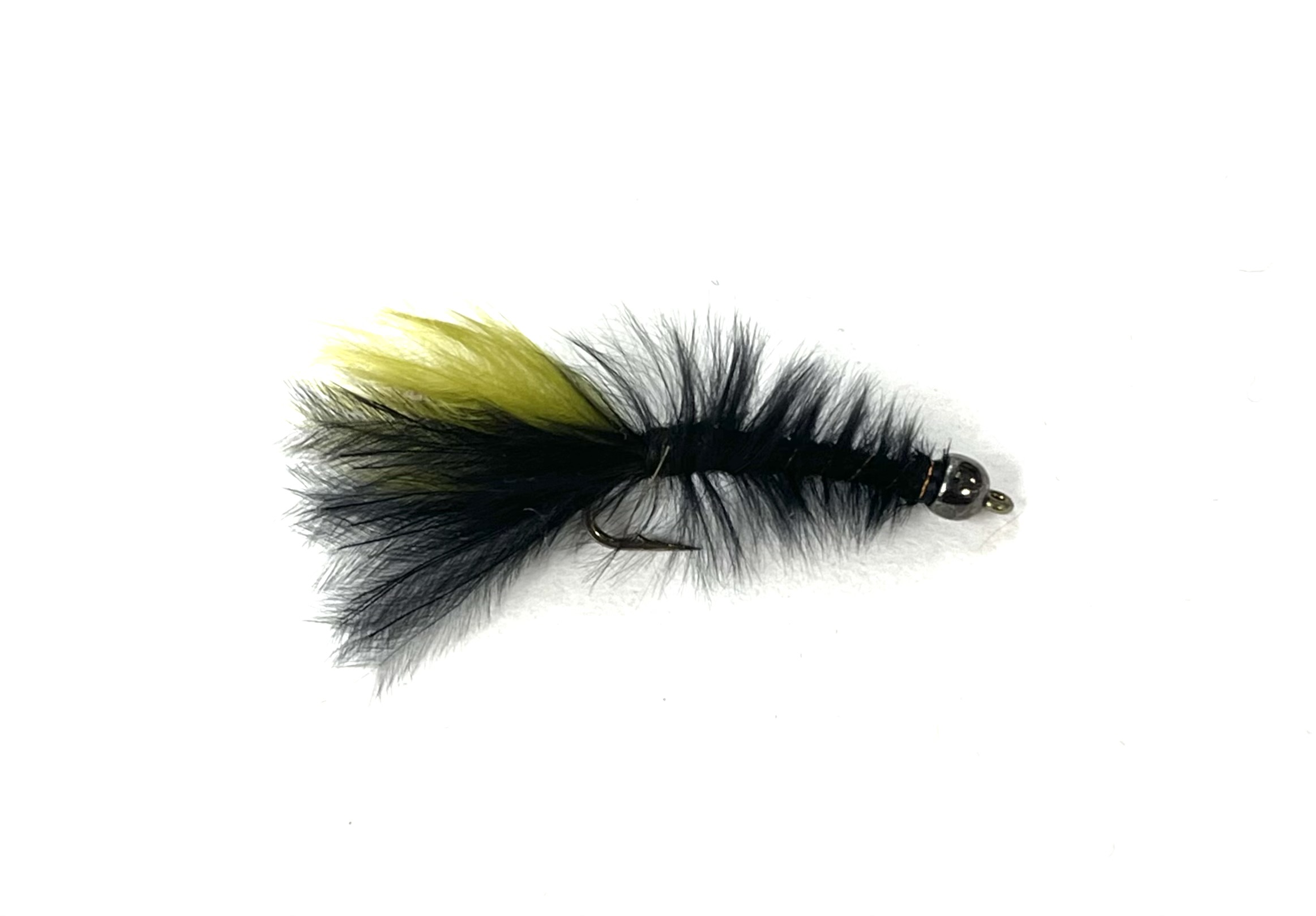 Black's Flies BB Slight Leech - Black/Olive - Size 12