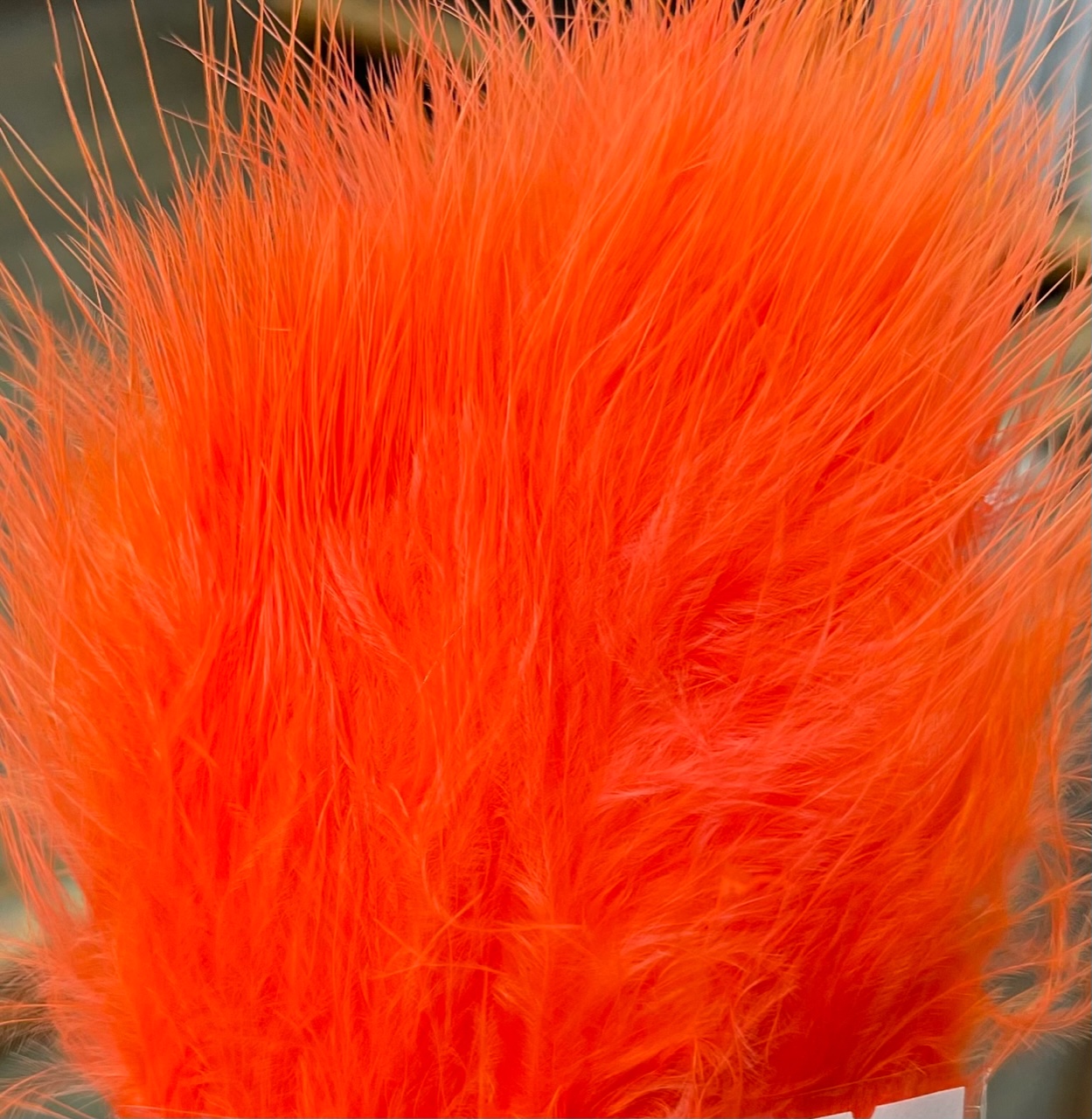 Fish Hunter Spey Marabou - Fl. Steelhead Orange (UV)