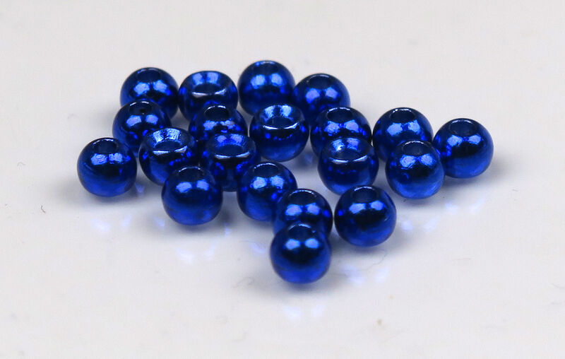 Plummeting Tungsten Beads - Metallic Blue - 3/16