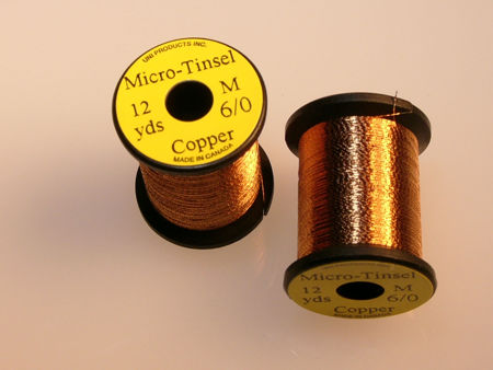 UNI Micro-Tinsel - 6/0 - Copper