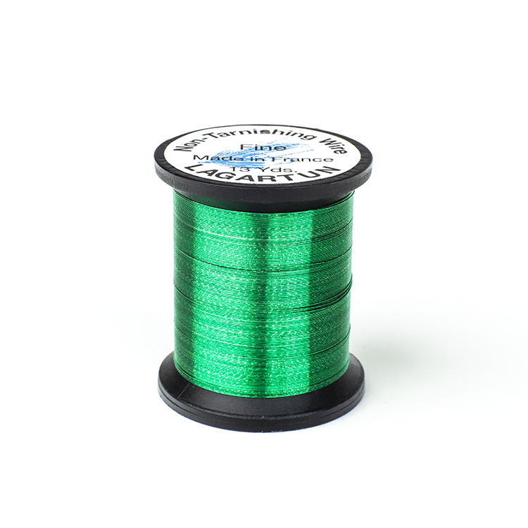 Lagartun Non-Tarnishing Wire - Green - Fine