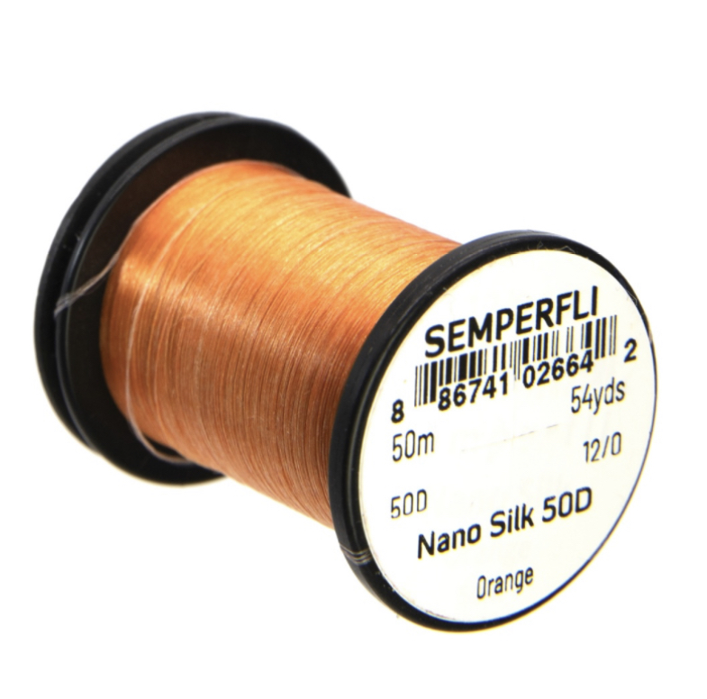 Semperfli Nano Silk - 50m - 12/0 - 50D - Orange