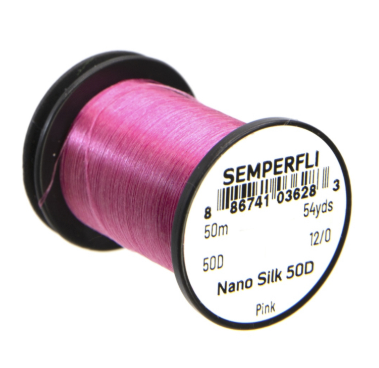 Semperfli Nano Silk - 50m - 12/0 - 50D - Pink