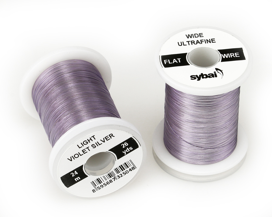 Sybai Flat Wire - Wide Ultrafine - Light Violet Silver