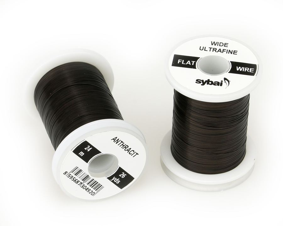 Sybai Flat Wire - Wide Ultrafine - Anthracit
