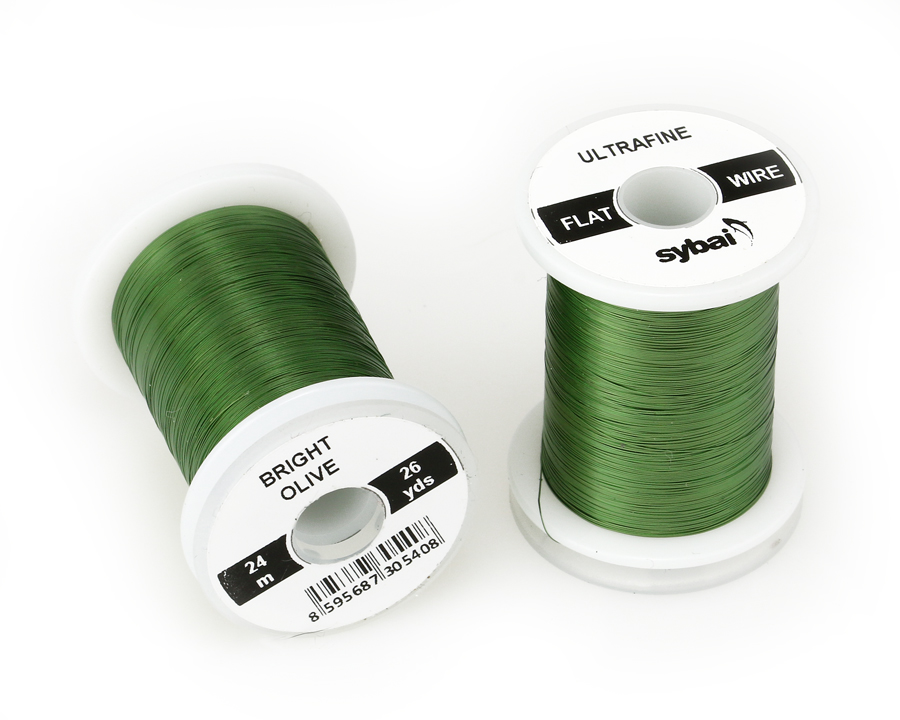 Sybai Flat Wire - Ultrafine - Bright Olive