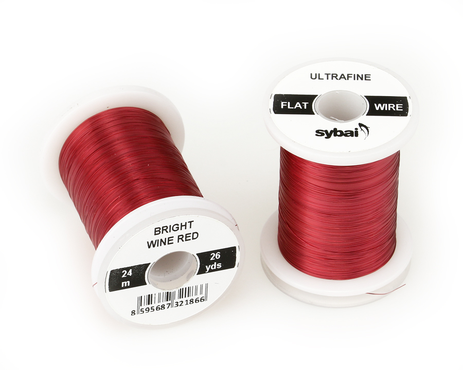 Sybai Flat Wire - Ultrafine - Bright Wine Red