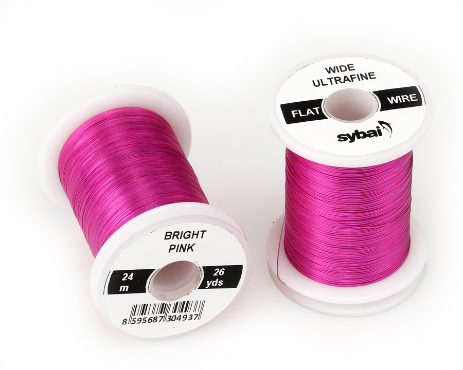 Sybai Flat Wire - Wide Ultrafine - Bright Pink