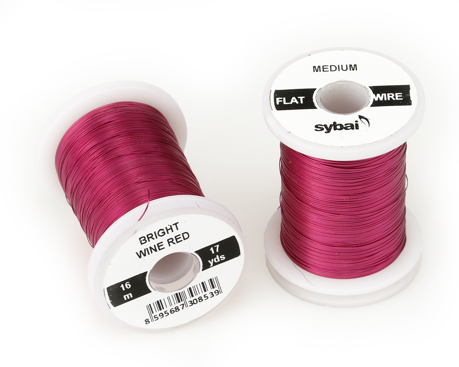 Sybai Flat Wire - Medium - Bright Wine Red