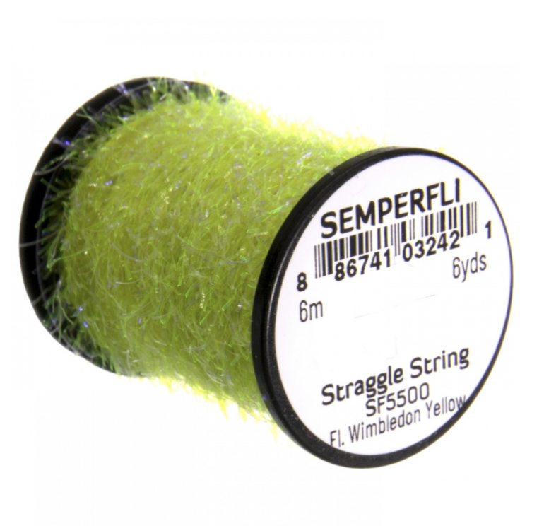 Semperfli Straggle String Micro Chenille - Fl. Wimbledon Yellow