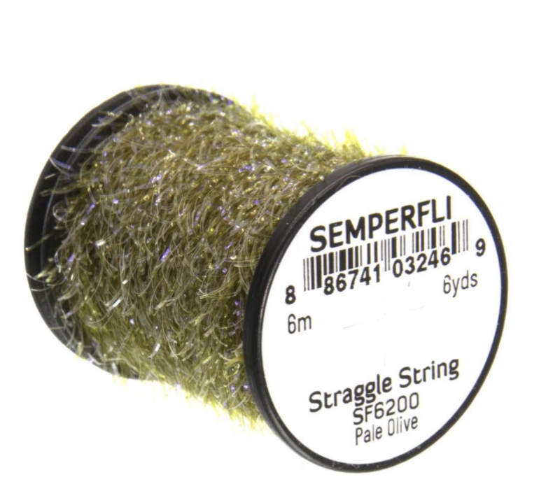 Semperfli Straggle String Micro Chenille - Pale Olive