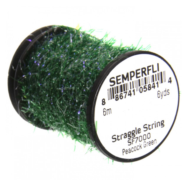 Semperfli Straggle String Micro Chenille - Peacock Green