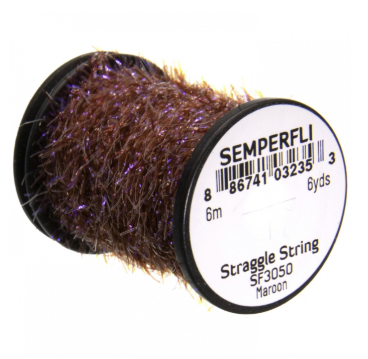 Semperfli Straggle String Micro Chenille - Maroon