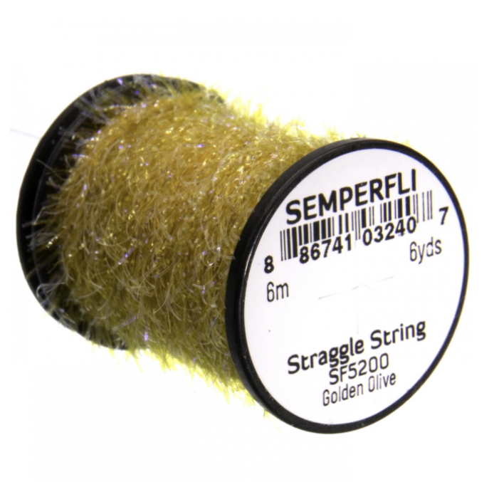 Semperfli Straggle String Micro Chenille - Golden Olive