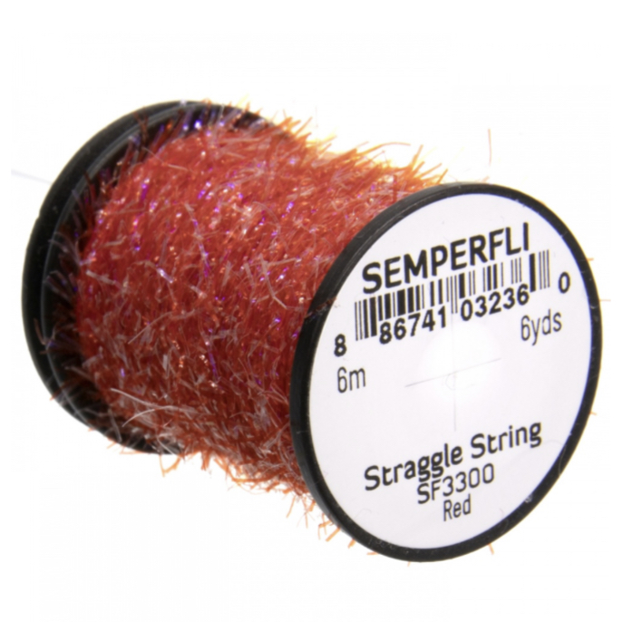Semperfli Straggle String Micro Chenille - Red