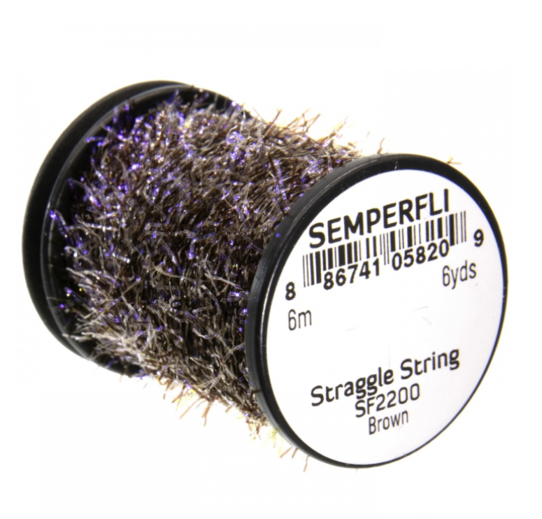 Semperfli Straggle String Micro Chenille - Brown