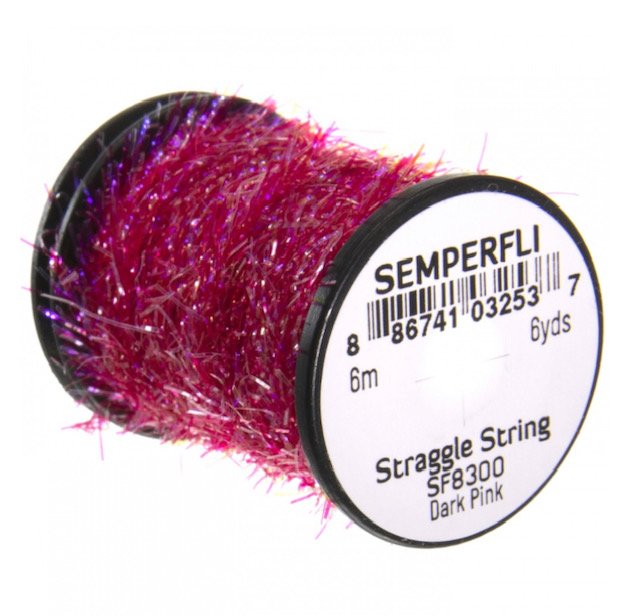 Semperfli Straggle String Micro Chenille - Dark Pink