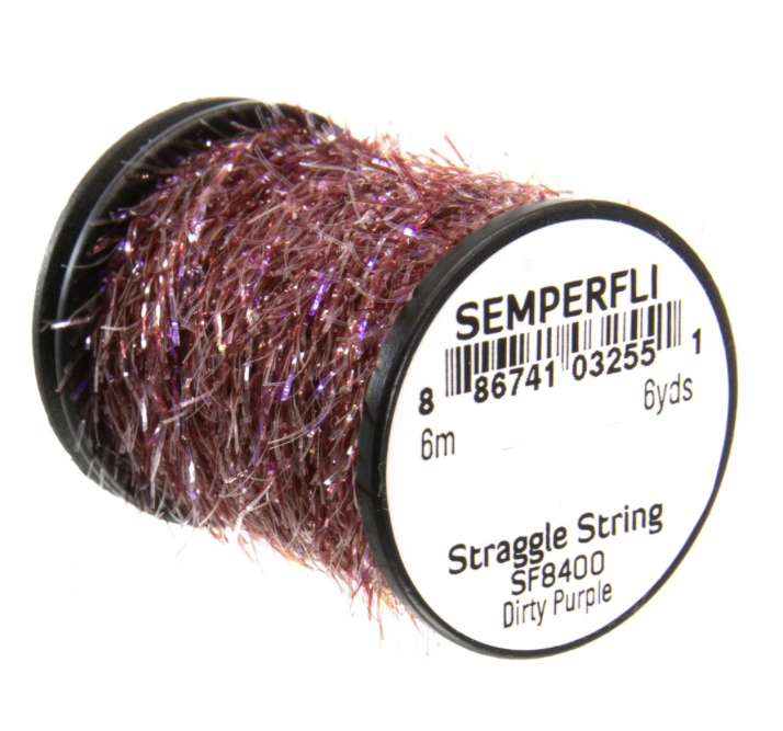 Semperfli Straggle String Micro Chenille - Dirty Purple