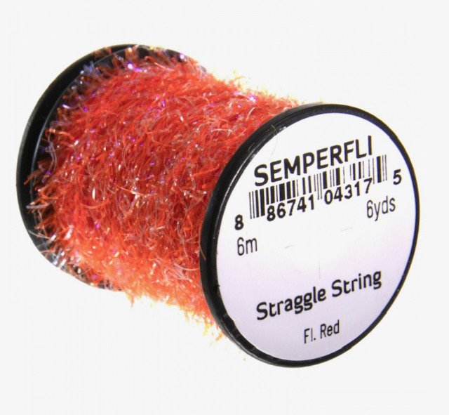Semperfli Straggle String Micro Chenille - Fl. Red