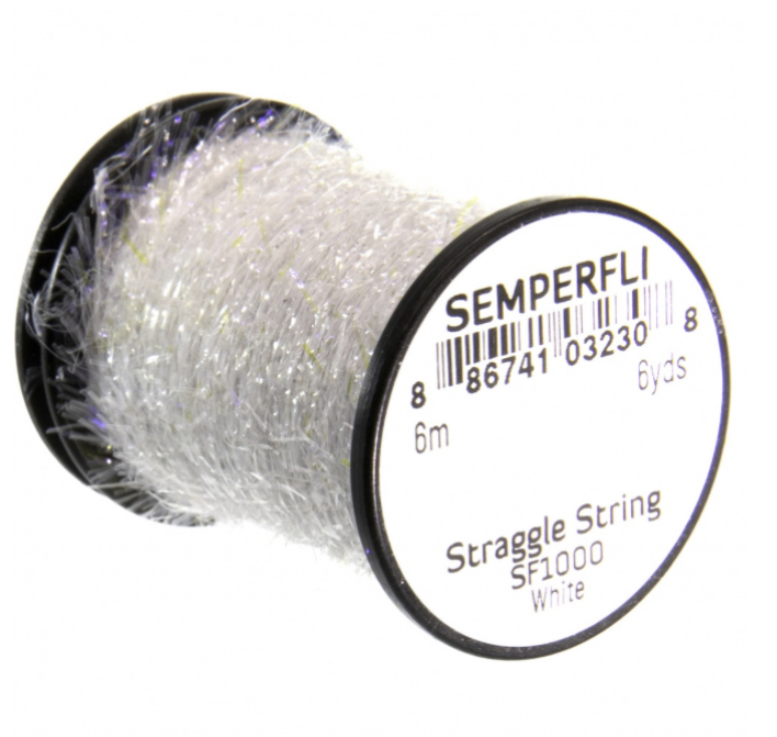 Semperfli Straggle String Micro Chenille - White