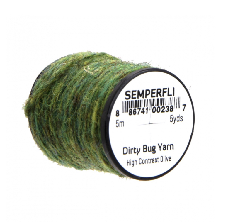 Semperfli Dirty Bug Yarn - High Contrast Olive