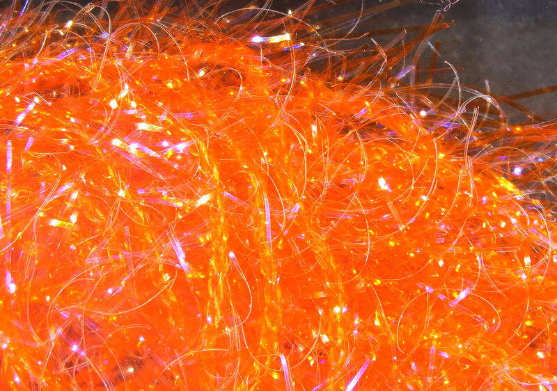 Hareline Medium UV Polar Chenille - Hot Orange
