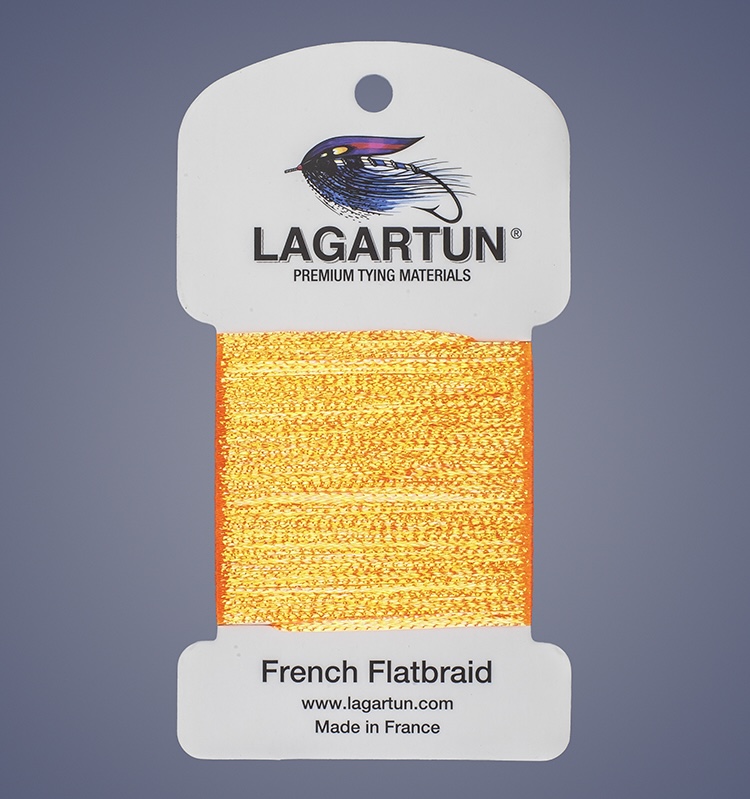 Lagartun Flat Braid - Fluor Orange