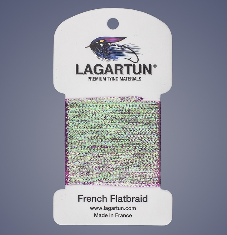 Lagartun Flat Braid - Purple Haze