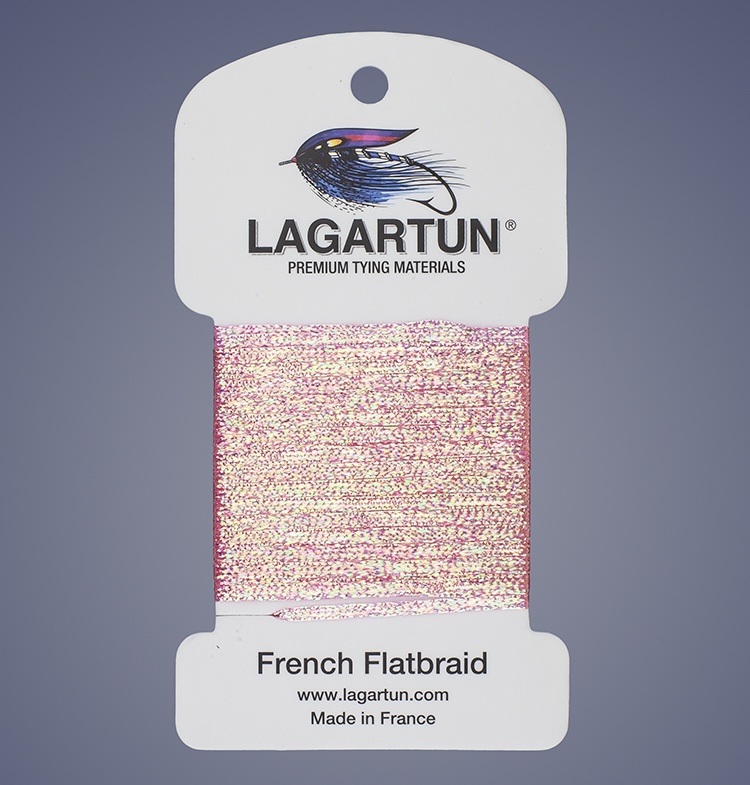 Lagartun Flat Braid - Candy Pink