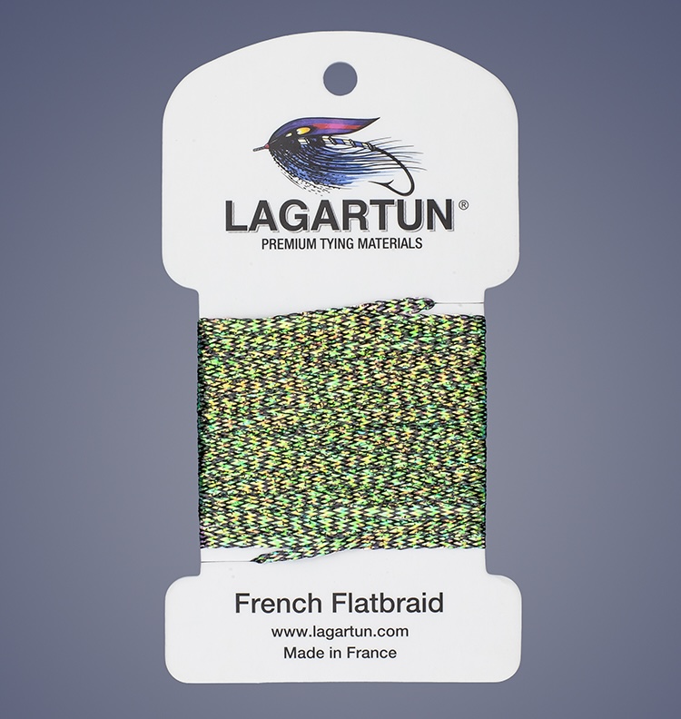 Lagartun Flat Braid - Varigated Peacock
