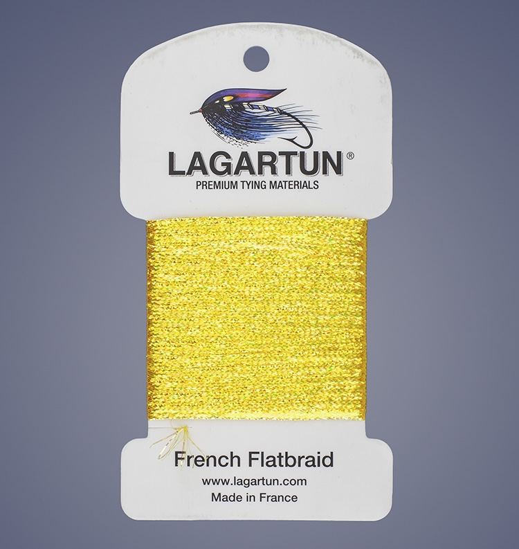 Lagartun Flat Braid - Saffron Yellow
