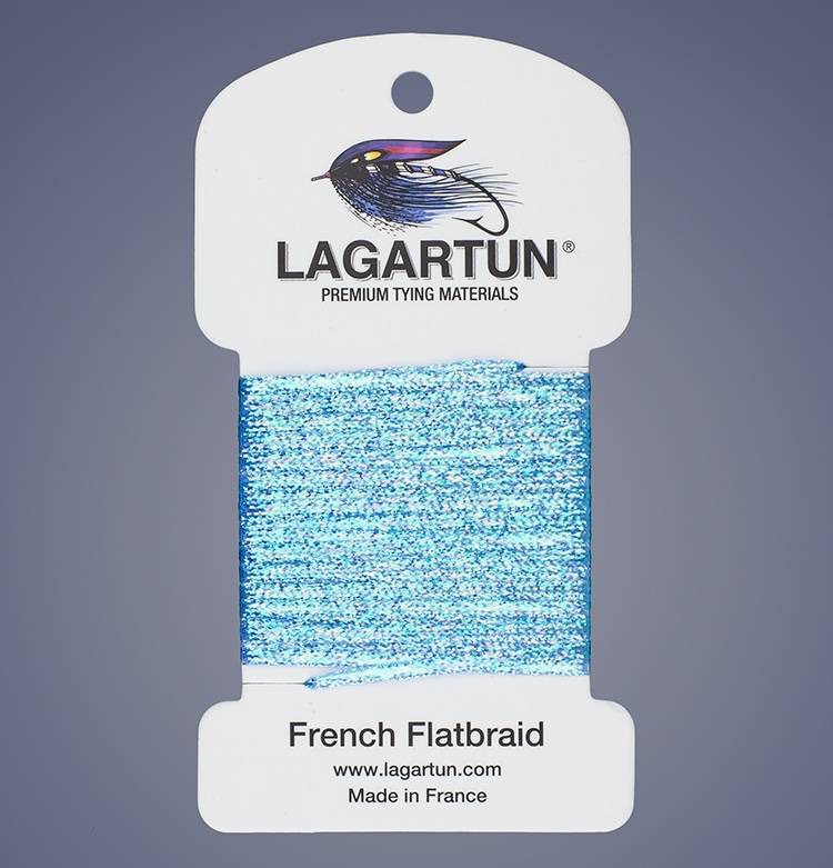 Lagartun Flat Braid - Fluor Blue