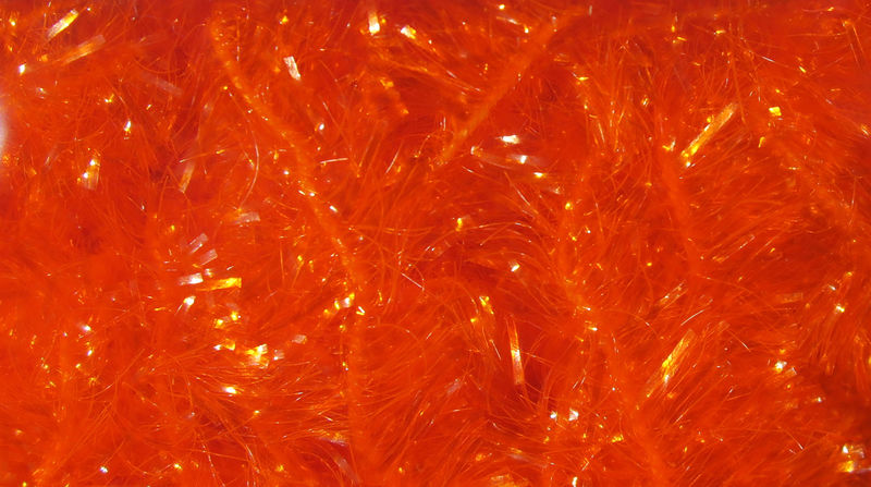 Hareline Dubbin Ice Chenille Large Fiery Orange