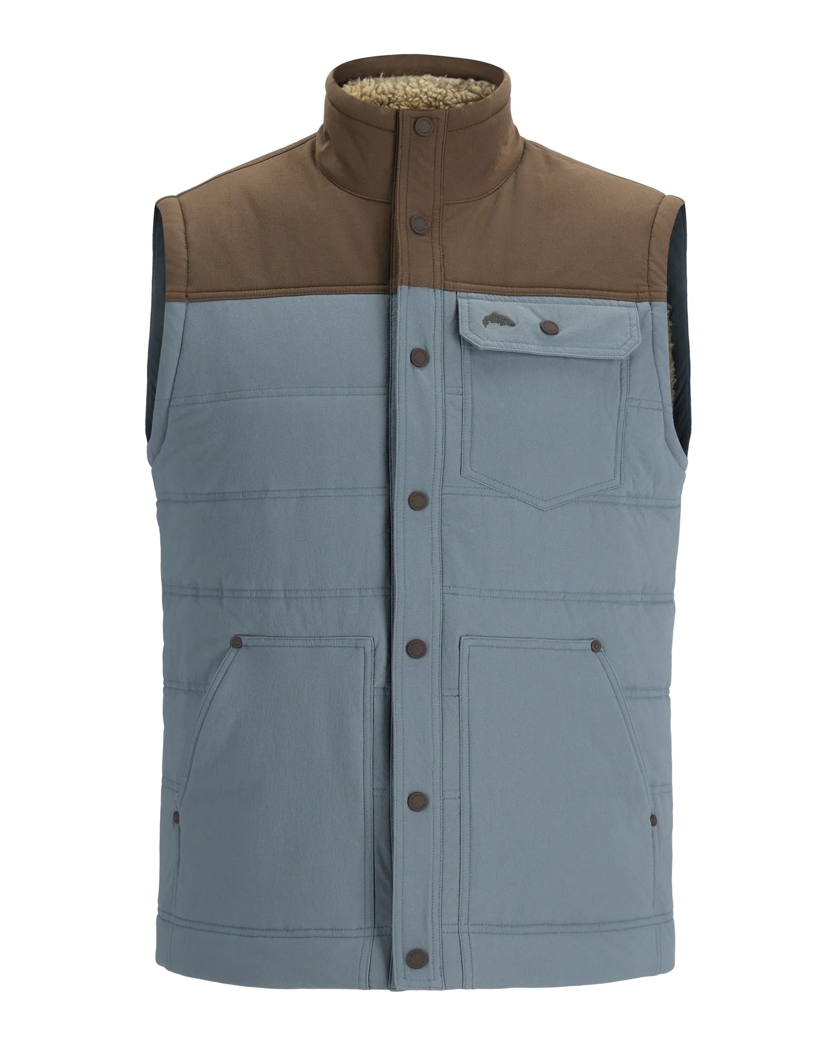 Simms M's Cardwell Vest - Storm/Hickory - XL