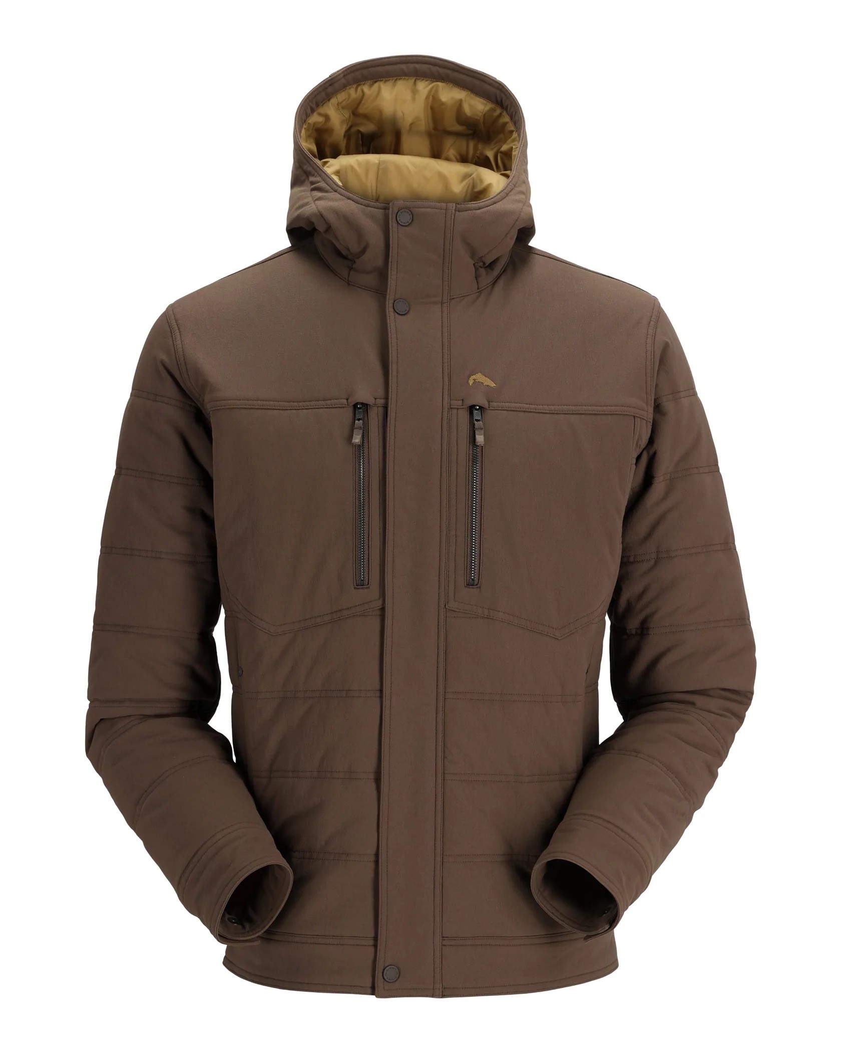 Simms M's Cardwell Hooded Jacket - Hickory - Medium