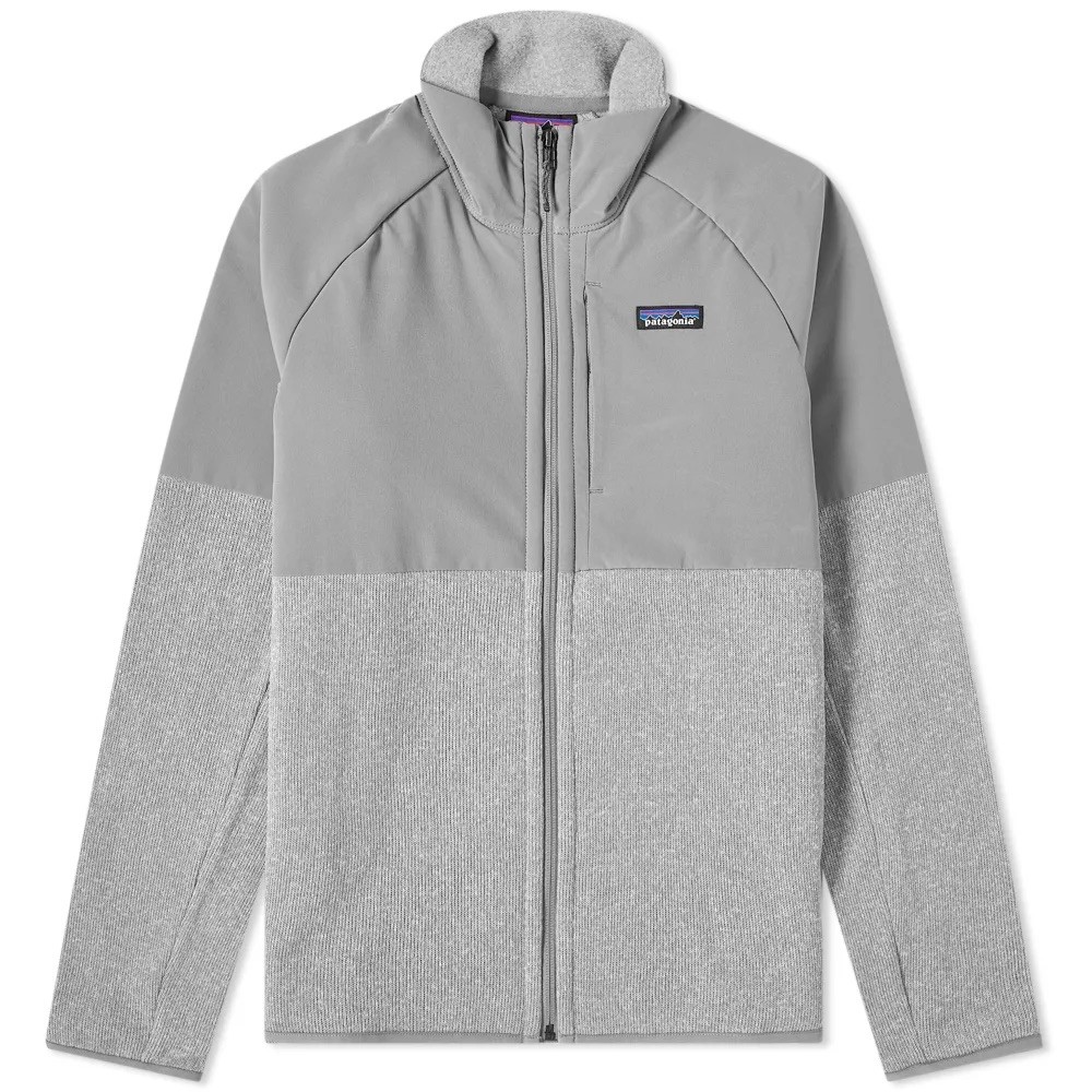 Patagonia M's LW Better Sweater Shelled Jacket - Feather Grey - Medium