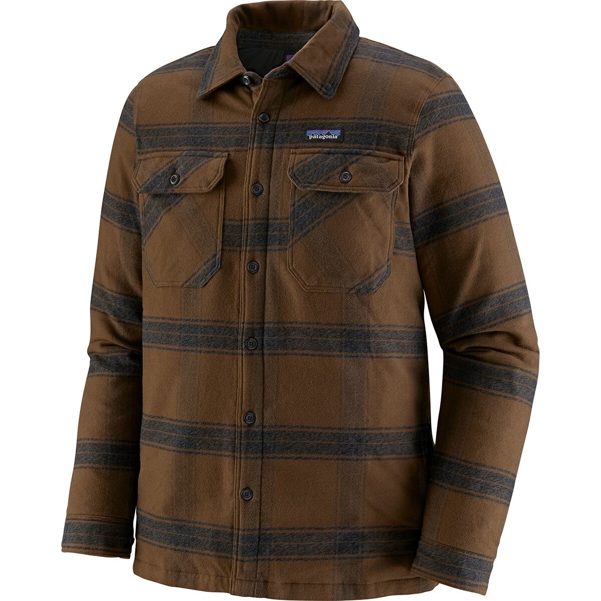 Patagonia M's Insulated Fjord Flannel Jacket - Observer: Woolly Blue - XL