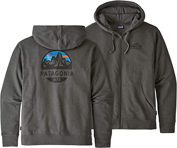Patagonia M's Fitz Roy Scope LW Full-Zip Hoody - Forge Grey - Medium